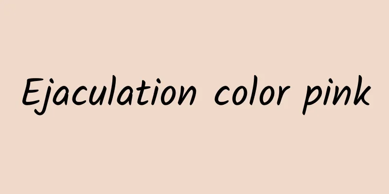 Ejaculation color pink