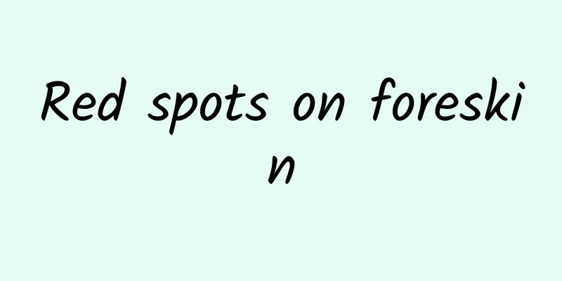 Red spots on foreskin