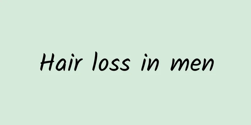 Hair loss in men