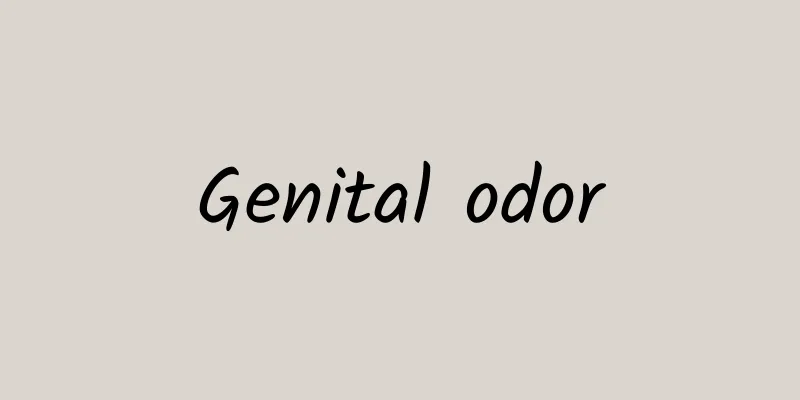 Genital odor