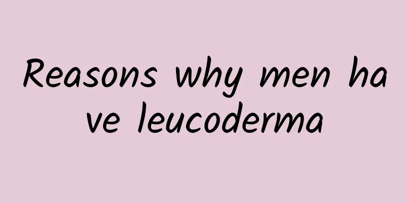 Reasons why men have leucoderma