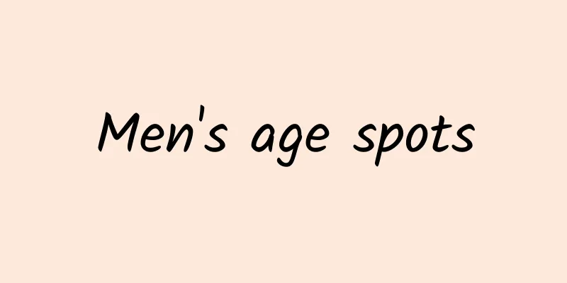 Men's age spots