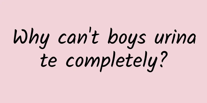 Why can't boys urinate completely?