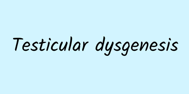 Testicular dysgenesis