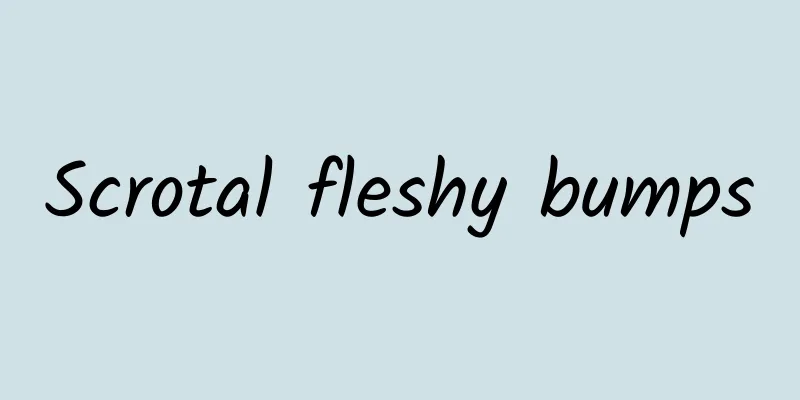 Scrotal fleshy bumps