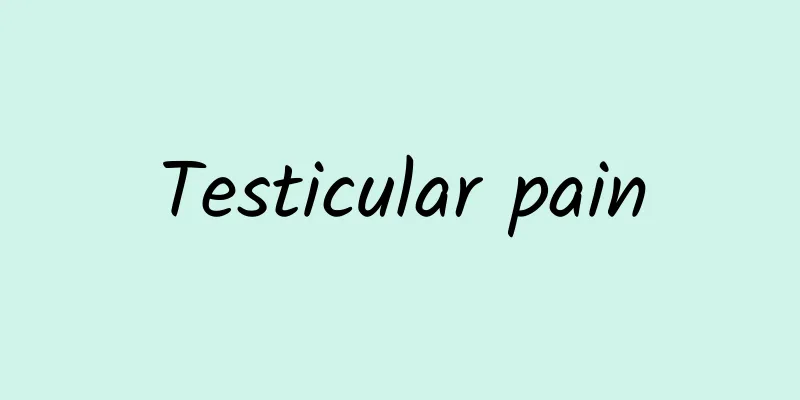 Testicular pain