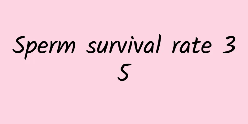 Sperm survival rate 35