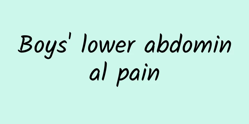 Boys' lower abdominal pain