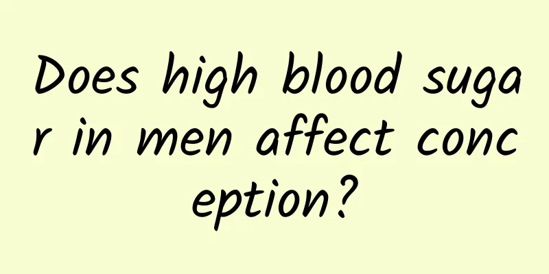 Does high blood sugar in men affect conception?