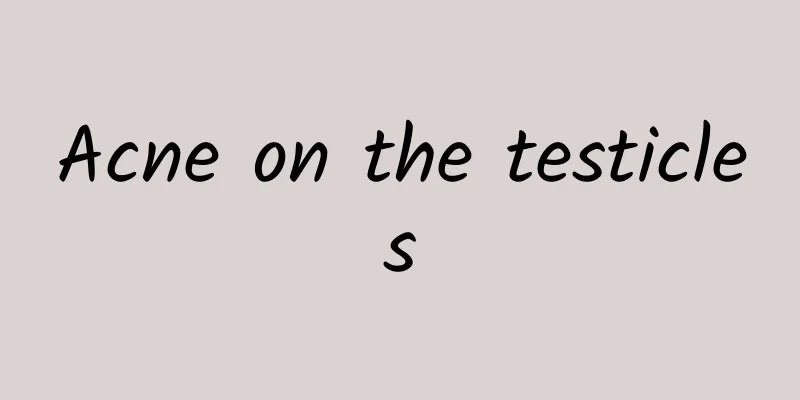 Acne on the testicles