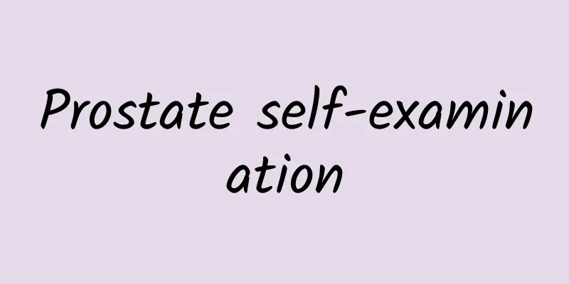 Prostate self-examination
