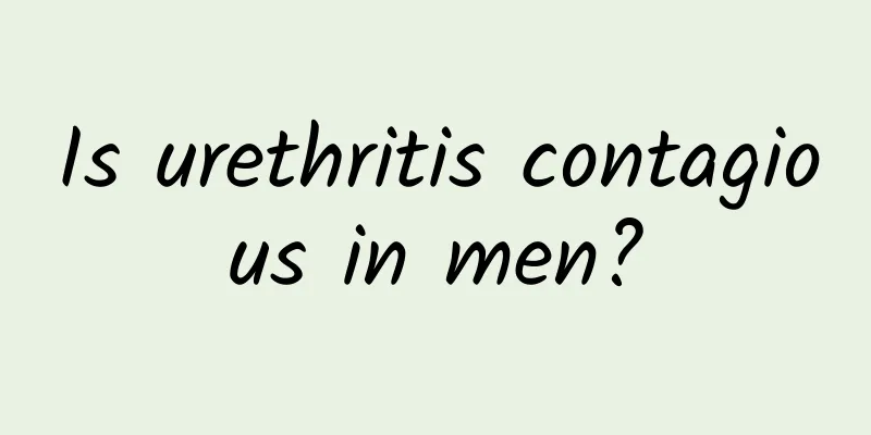 Is urethritis contagious in men?