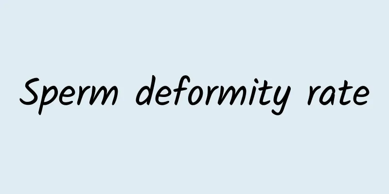 Sperm deformity rate