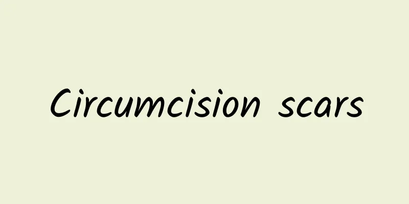 Circumcision scars