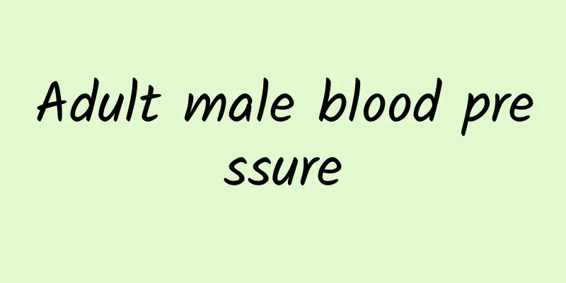 Adult male blood pressure
