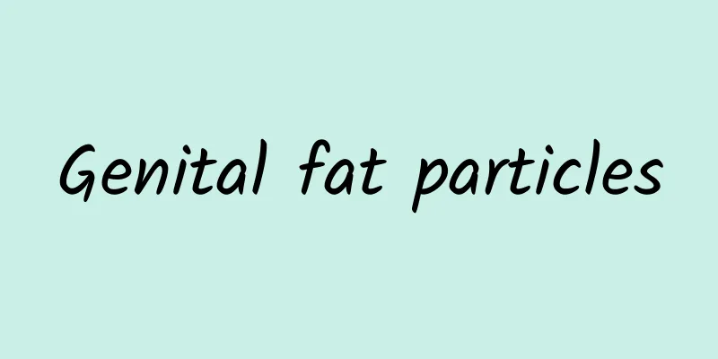 Genital fat particles