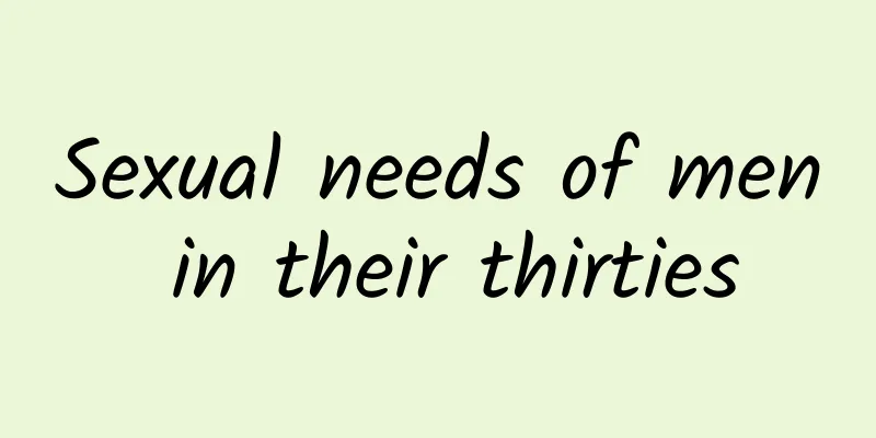 Sexual needs of men in their thirties
