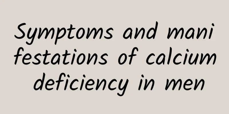 Symptoms and manifestations of calcium deficiency in men