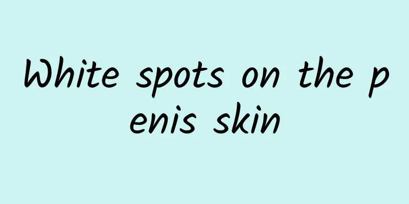 White spots on the penis skin