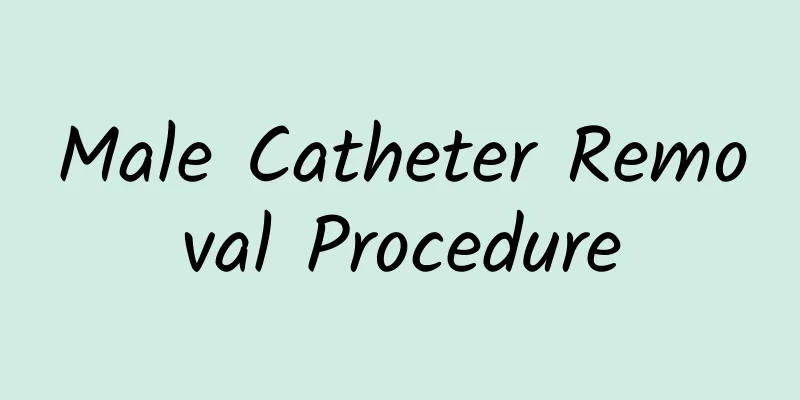 Male Catheter Removal Procedure