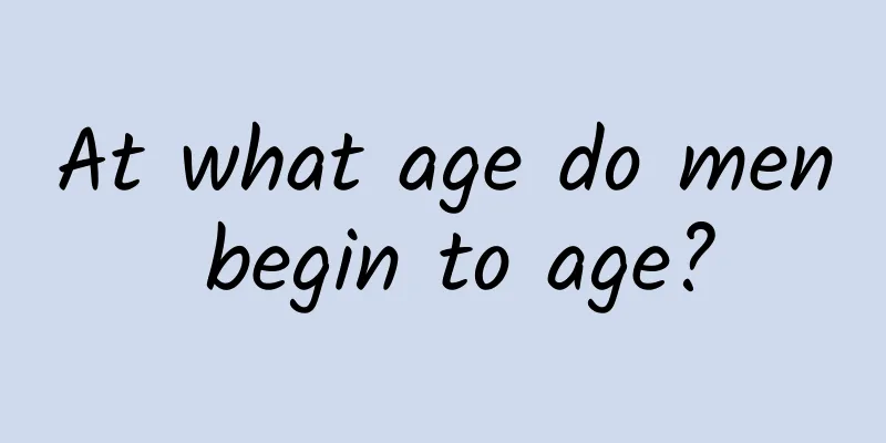 At what age do men begin to age?