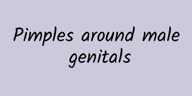 Pimples around male genitals