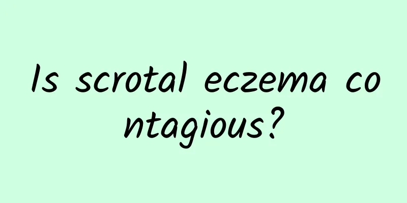 Is scrotal eczema contagious?