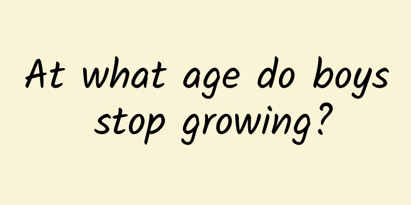 At what age do boys stop growing?