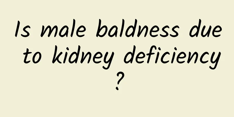 Is male baldness due to kidney deficiency?