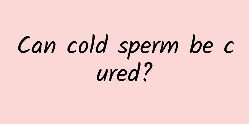 Can cold sperm be cured?