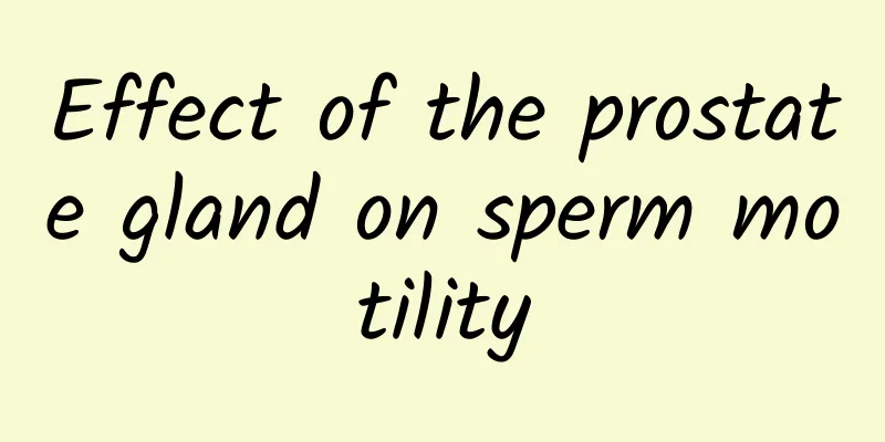 Effect of the prostate gland on sperm motility