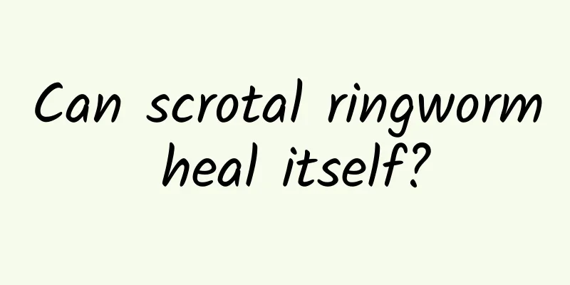 Can scrotal ringworm heal itself?