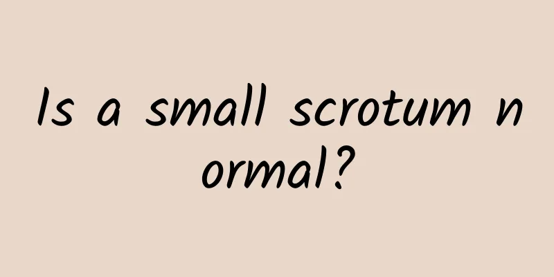 Is a small scrotum normal?