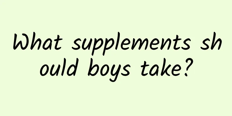 What supplements should boys take?