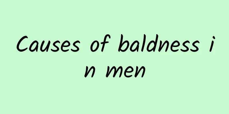 Causes of baldness in men