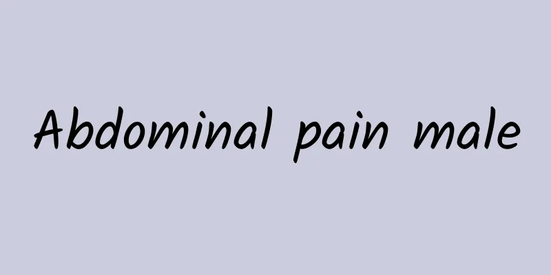 Abdominal pain male