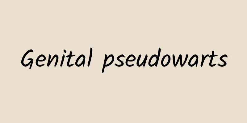 Genital pseudowarts