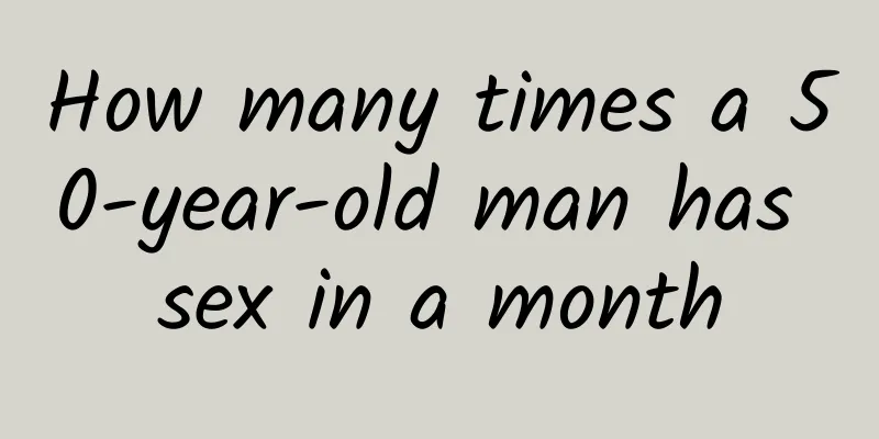 How many times a 50-year-old man has sex in a month
