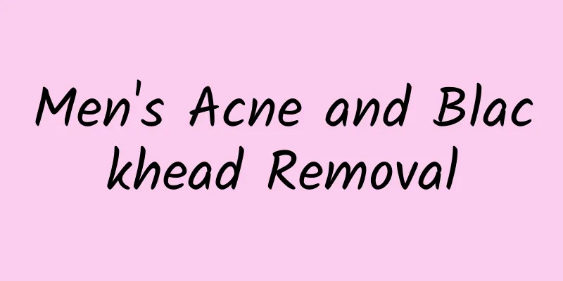 Men's Acne and Blackhead Removal