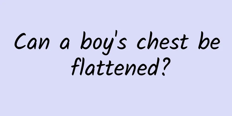 Can a boy's chest be flattened?