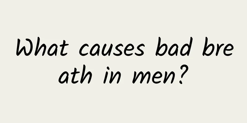 What causes bad breath in men?