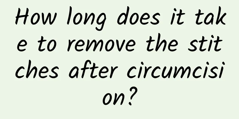 How long does it take to remove the stitches after circumcision?