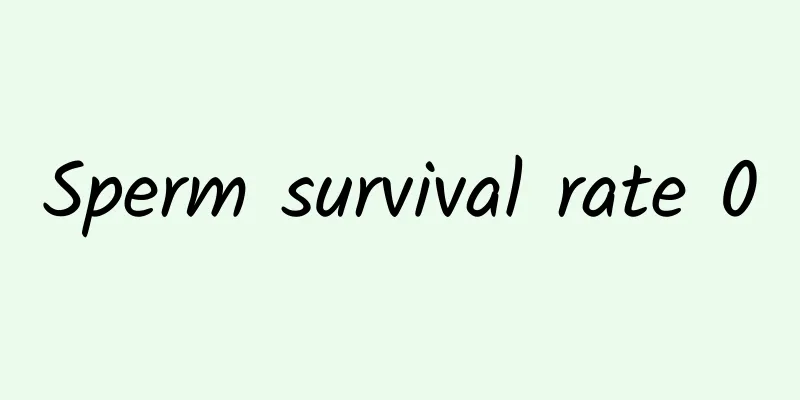 Sperm survival rate 0