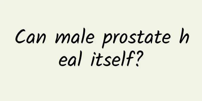 Can male prostate heal itself?