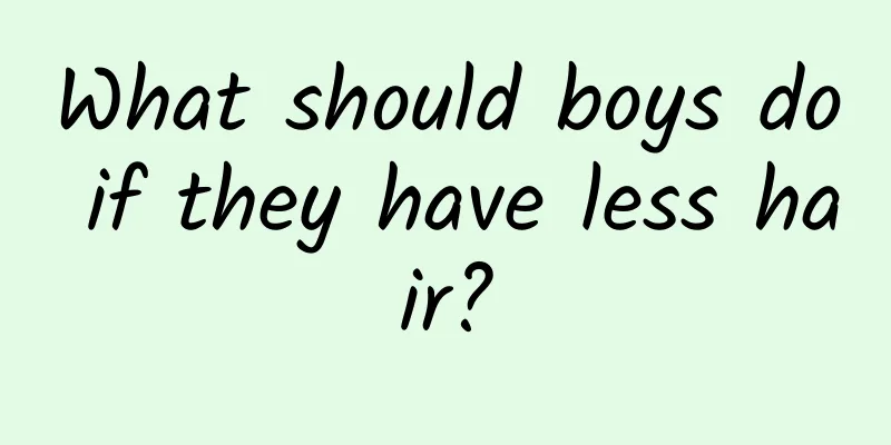 What should boys do if they have less hair?