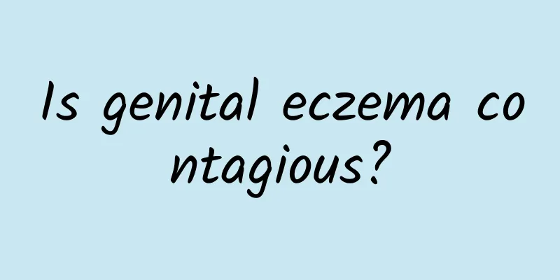 Is genital eczema contagious?