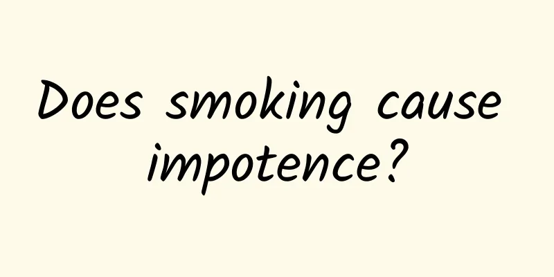 Does smoking cause impotence?