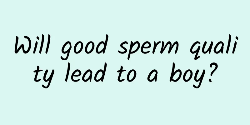 Will good sperm quality lead to a boy?