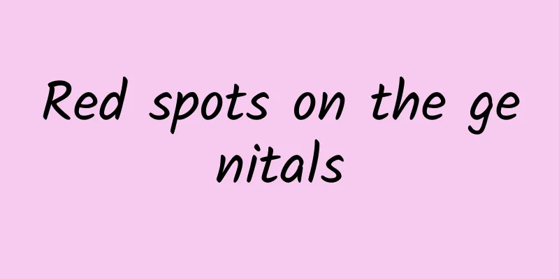 Red spots on the genitals