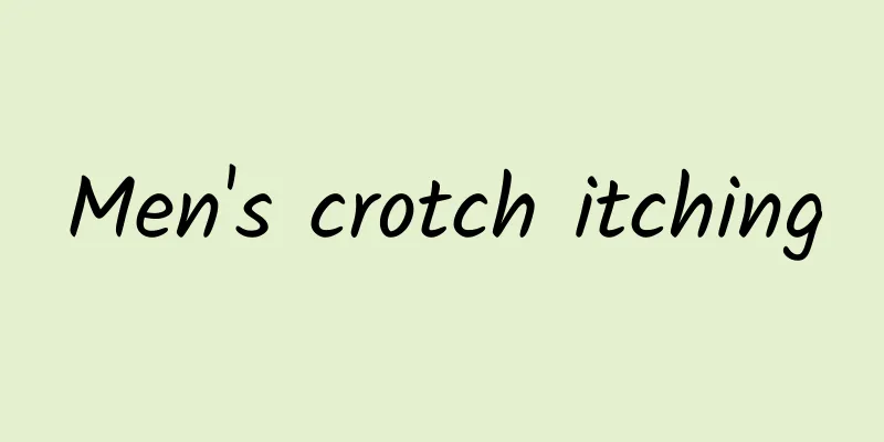 Men's crotch itching